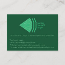 Dancing Diamond Designs Mighty Business Cards