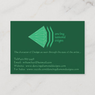Dancing Diamond Designs Mighty Business Cards