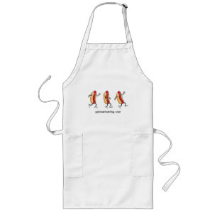 Dancing Dogs Long Apron