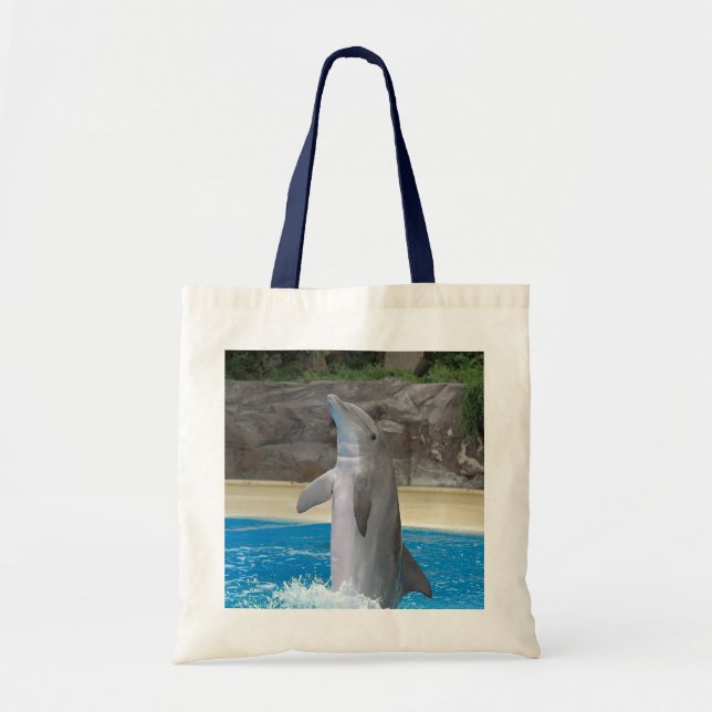 Dancing Dolphin Tote Bag (Front)