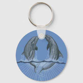 Dancing Dolphins Key Ring