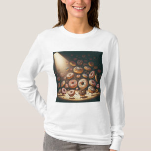 Dancing Doughnuts Surreal Bakery T-Shirt