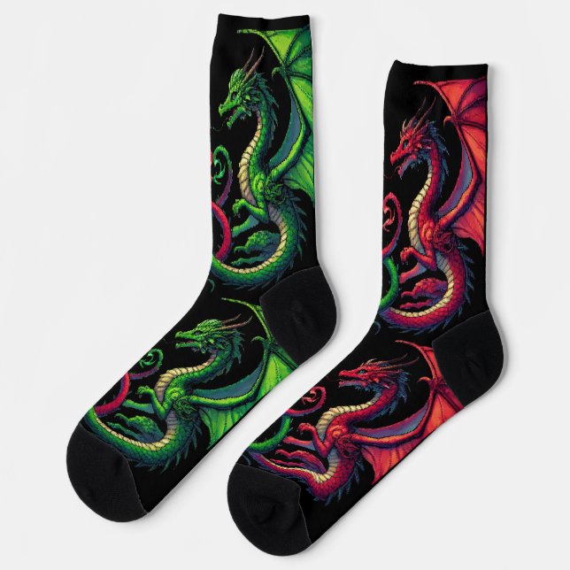 DANCING DRAGONS SOCKS (Left)