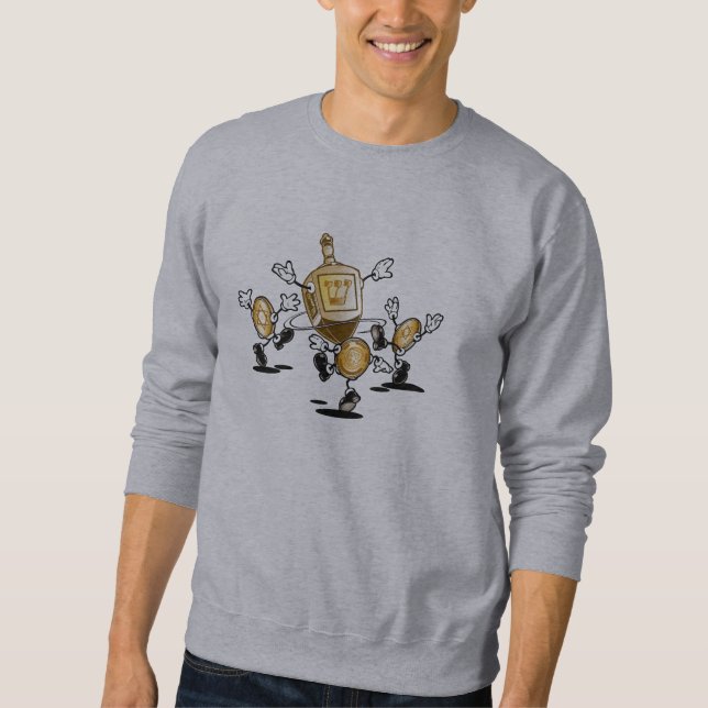 Dancing Dreidel Sweatshirt (Front)