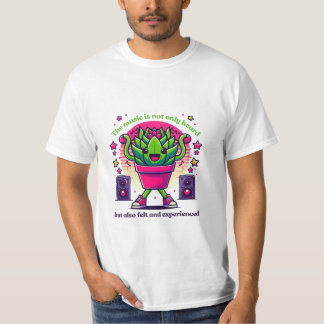 Dancing Echeveria: Cute Kawaii Succulent Party T-Shirt
