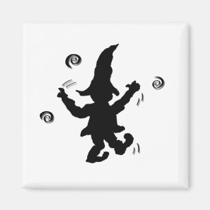 Dancing Elf by Cussdum Designs Magnet