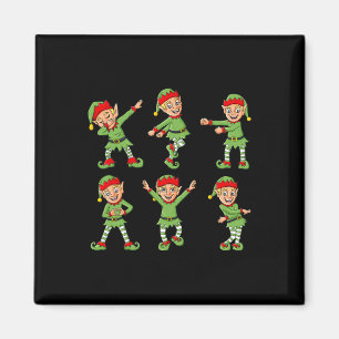 Dancing Elf Christmas Dance Challenge Boys Girls K Magnet