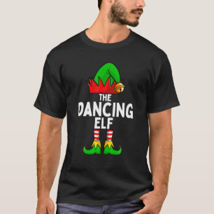 Dancing Elf Matching Family Christmas T-Shirt