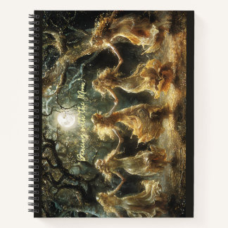 Dancing Fairy Under Full Moon Journals