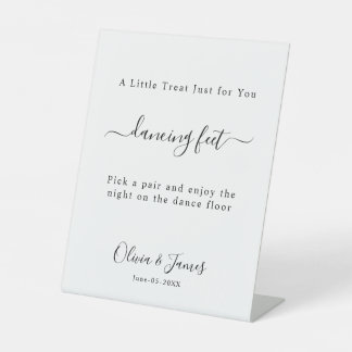 Dancing Feet Wedding Sign Template,