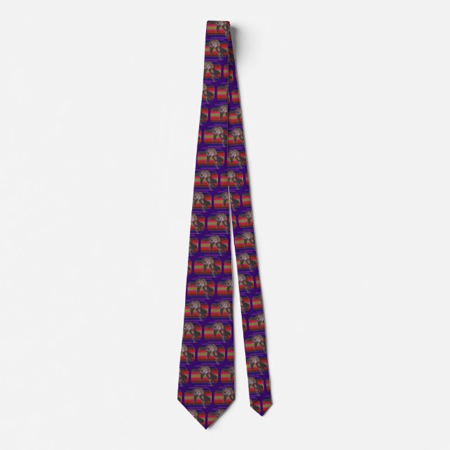 Dancing Ferret Tie (Front)
