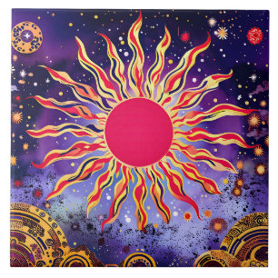 “Dancing Fire of the Cosmos” The Sun Tile