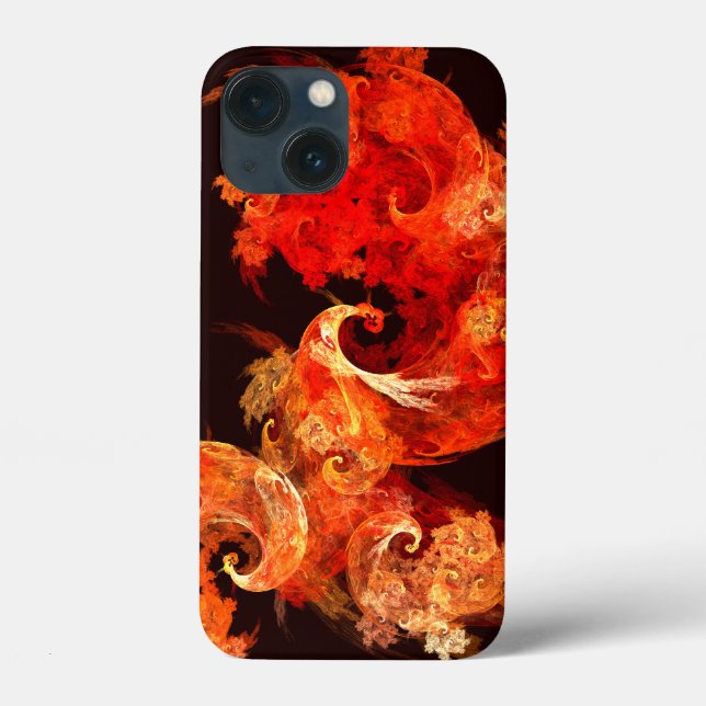 Dancing Firebirds Abstract Art Case-Mate iPhone Case (Back)