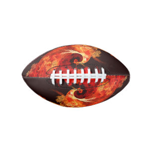 Dancing Firebirds Abstract Art Football