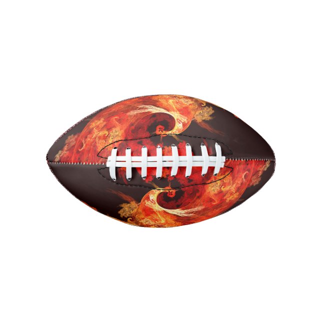 Dancing Firebirds Abstract Art Football (Front)
