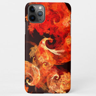 Dancing Firebirds Abstract Art Glossy iPhone 11Pro Max Case