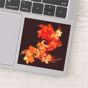 Dancing Firebirds Art Modern Fractal Abstract