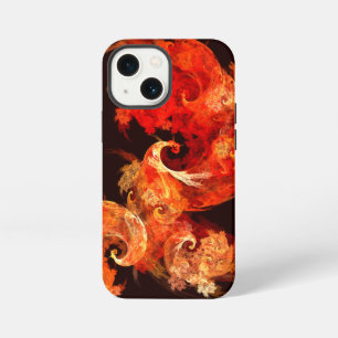 Dancing Firebirds Art Modern Fractal Abstract iPhone 13 Mini Case
