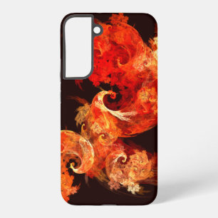 Dancing Firebirds Art Modern Fractal Abstract Samsung Galaxy Case