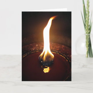 dancing flame card