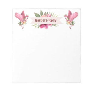 Dancing Flamingos Notepad