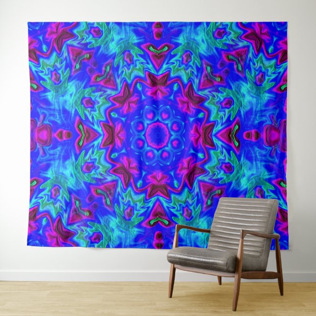 Dancing Flowers..... Tapestry (In Situ (Horizontal))