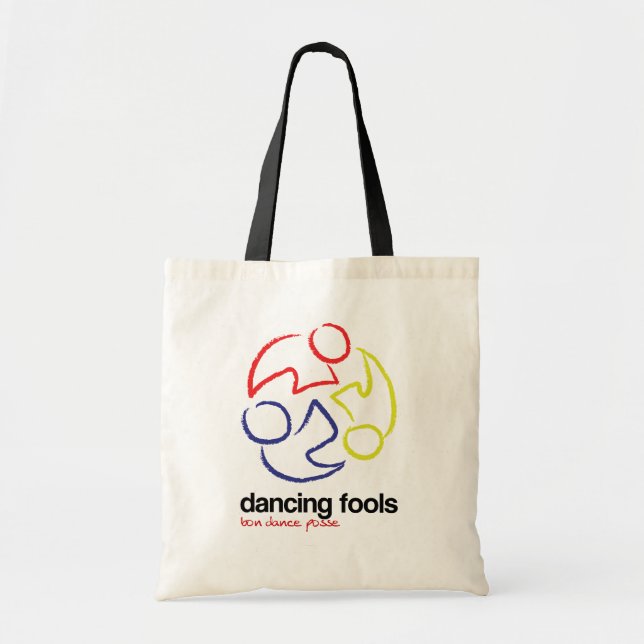 Dancing Fools canvas bag (Front)