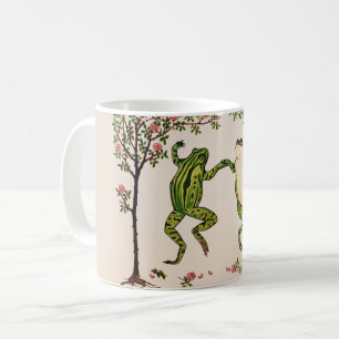 Dancing Frogs Happy Mug