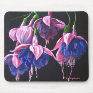 Dancing Fuschias Mouse Mat