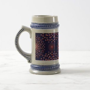 Dancing Galaxy Cosmic Drinkware Pattern Beer Stein