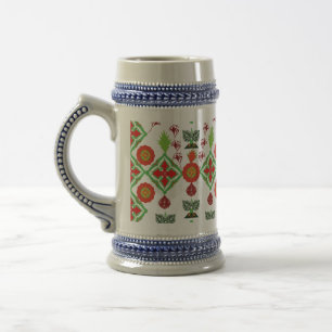 Dancing Galaxy Cosmic Drinkware Pattern Beer Stein