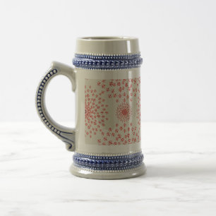Dancing Galaxy Cosmic Drinkware Pattern Beer Stein