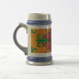 Dancing Galaxy Cosmic Drinkware Pattern Beer Stein