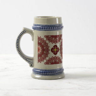 Dancing Galaxy Cosmic Drinkware Pattern Beer Stein