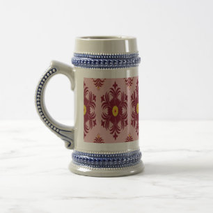Dancing Galaxy Cosmic Drinkware Pattern Beer Stein