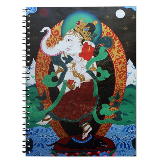 Dancing Ganesh Notebook (Front)