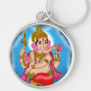 Dancing Ganesha Keychain