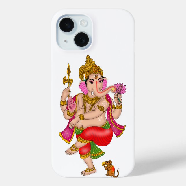 Dancing Ganesha Phone Cover (Back)