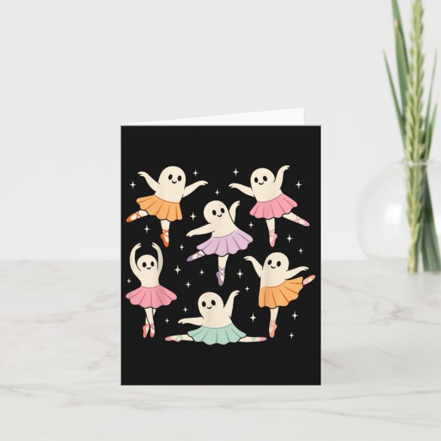 Dancing Ghosts Shirt Women  Card (Front)