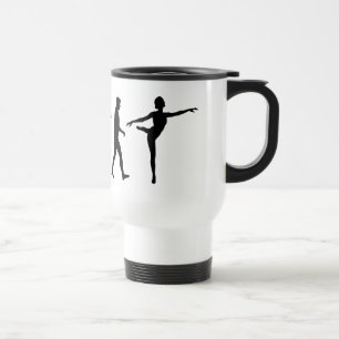 Dancing gifts for ballet and modern dancers travel mug