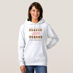 Dancing Gingerbread Cookies And Colourful Candy Hoodie