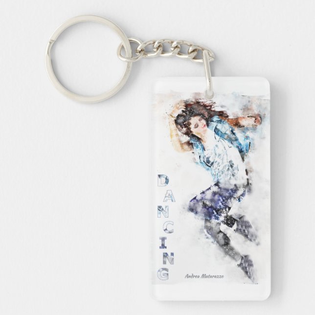 Dancing Girl 2  Key Ring (Front)