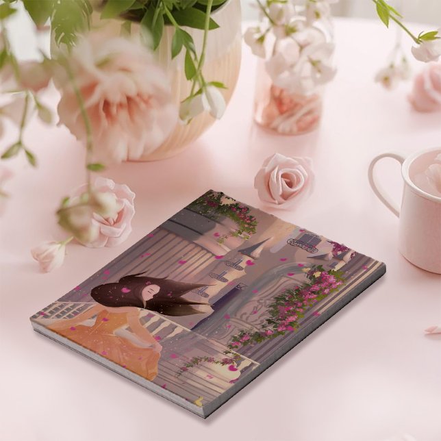 Dancing Girl by the Castle Notepad (Creator Uploaded)