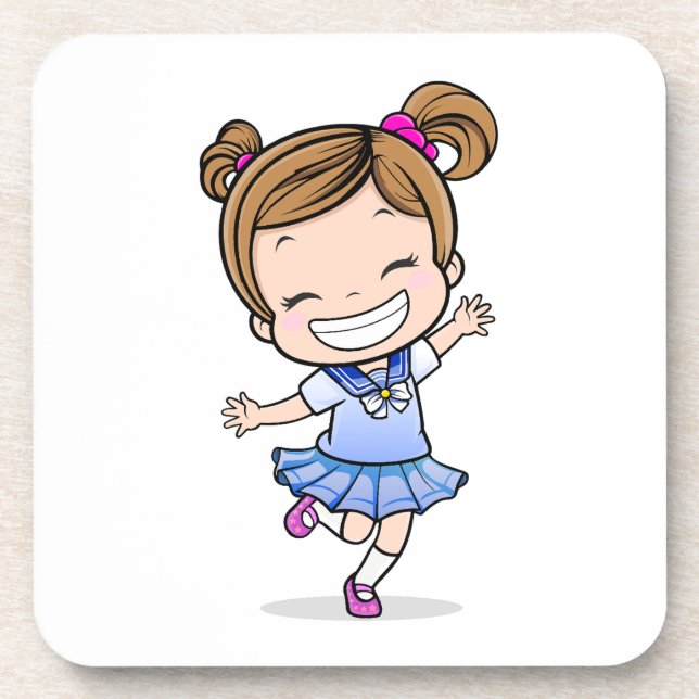 dancing girl coaster (Front)
