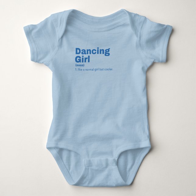 Dancing Girl - Dancing Baby Bodysuit (Front)