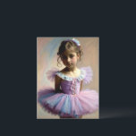 Dancing Girl with Light Blue and Lila Tutu Postcard<br><div class="desc">Delicious girl dressed in a lovely lilac and light blue tutu on a textured background with colors that harmonize with the tutu,  with dominant beige edges. This romantic,  tender image will enchant any girl or woman who loves dance.</div>