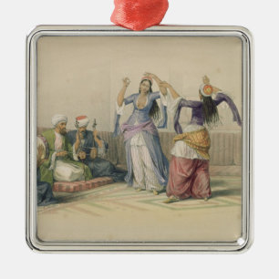 Dancing Girls at Cairo, from 'Egypt and Nubia' Metal Tree Decoration