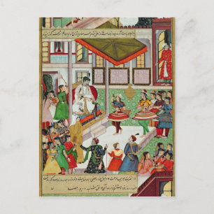 Dancing girls taken Baz Bahadur's palace at Malwa Postcard