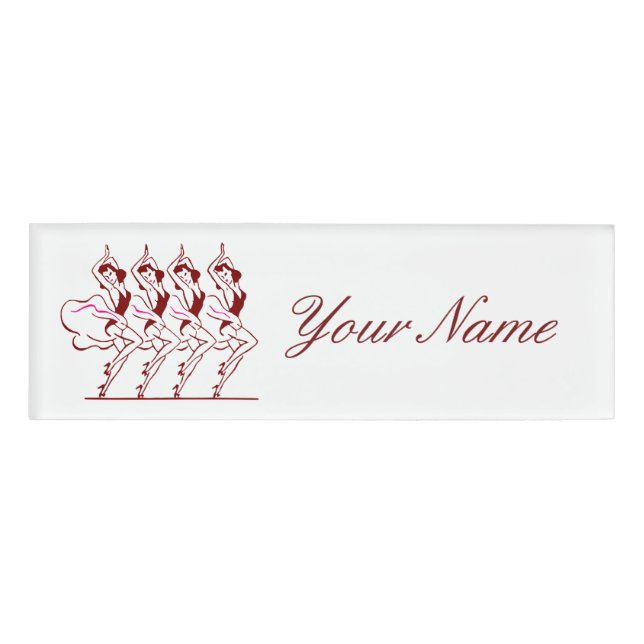 Dancing Girls Thunder_Cove Name Tag (Front)