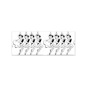 Dancing Girls Thunder_Cove Rubber Stamp